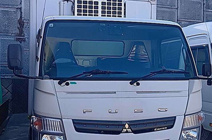 三菱キャンター　－5度　後ろシャッター